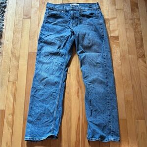 Classic Blue Denim Jeans Loose Fit